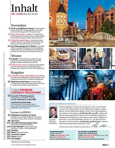 HörZu Inhaltsverzeichnis