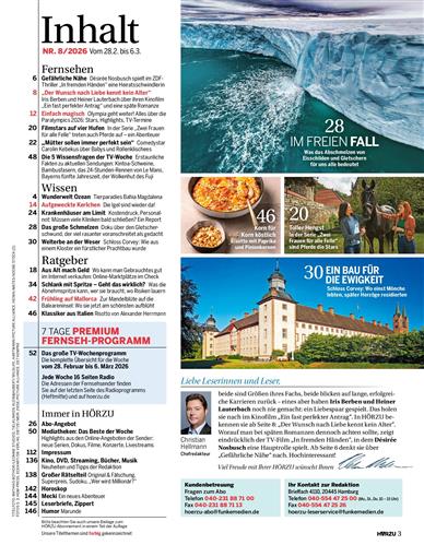 HörZu Inhaltsverzeichnis