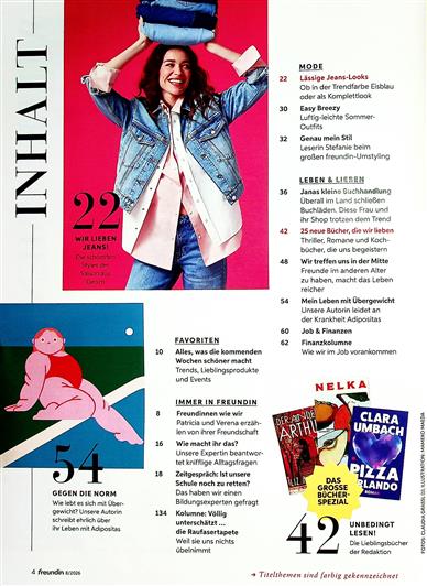 Freundin Inhaltsverzeichnis