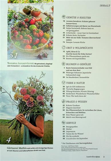 Kraut & Rüben Inhaltsverzeichnis