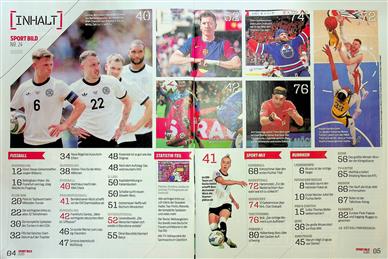 Sport Bild Inhaltsverzeichnis