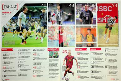 Sport Bild Inhaltsverzeichnis
