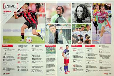 Sport Bild Inhaltsverzeichnis