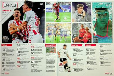 Sport Bild Inhaltsverzeichnis