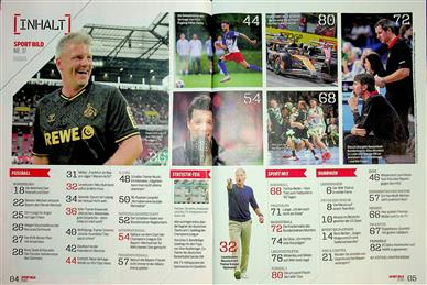 Sport Bild Inhaltsverzeichnis