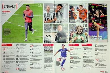 Sport Bild Inhaltsverzeichnis