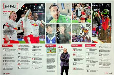 Sport Bild Inhaltsverzeichnis