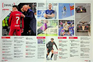 Sport Bild Inhaltsverzeichnis