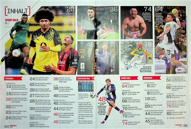 Sport Bild Inhaltsverzeichnis