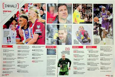 Sport Bild Inhaltsverzeichnis