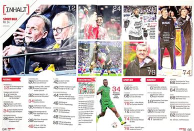 Sport Bild Inhaltsverzeichnis