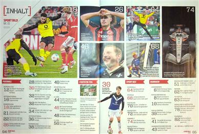 Sport Bild Inhaltsverzeichnis