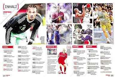 Sport Bild Inhaltsverzeichnis