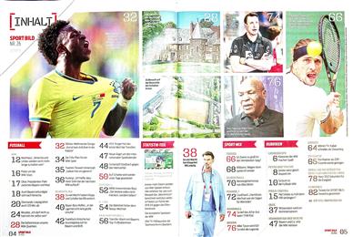 Sport Bild Inhaltsverzeichnis