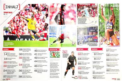 Sport Bild Inhaltsverzeichnis
