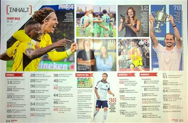 Sport Bild Inhaltsverzeichnis