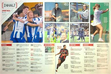 Sport Bild Inhaltsverzeichnis