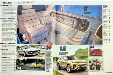 Auto Bild Inhaltsverzeichnis
