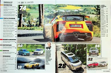 Auto Bild Inhaltsverzeichnis