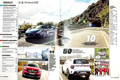 Auto Bild Inhaltsverzeichnis