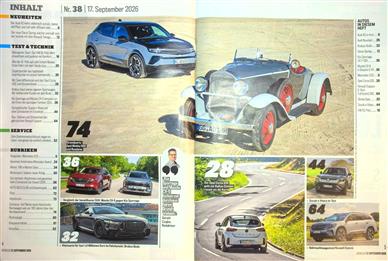 Auto Bild Inhaltsverzeichnis