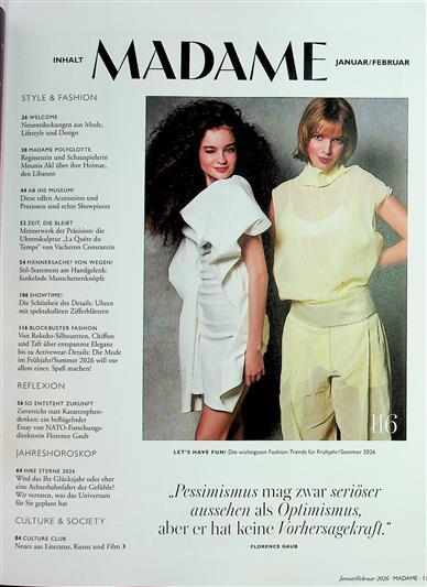 Madame Inhaltsverzeichnis
