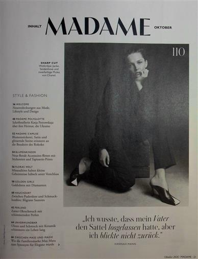 Madame Inhaltsverzeichnis