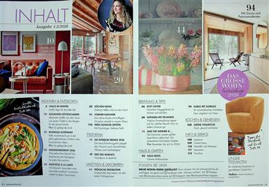 Zuhause Wohnen Inhaltsverzeichnis