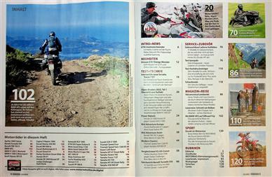 Motorrad Inhaltsverzeichnis