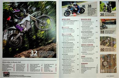 Motorrad Inhaltsverzeichnis