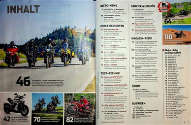 Motorrad Inhaltsverzeichnis