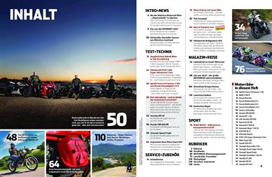 Motorrad Inhaltsverzeichnis
