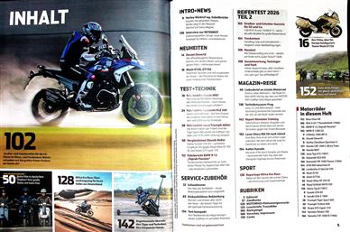Motorrad Inhaltsverzeichnis