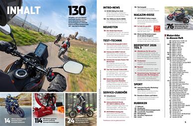 Motorrad Inhaltsverzeichnis