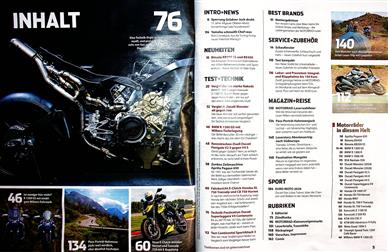 Motorrad Inhaltsverzeichnis