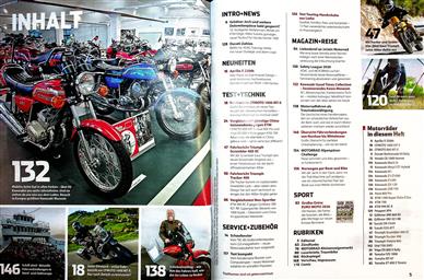 Motorrad Inhaltsverzeichnis