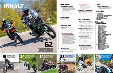 Motorrad Inhaltsverzeichnis