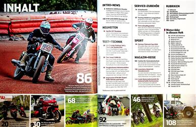 Motorrad Inhaltsverzeichnis