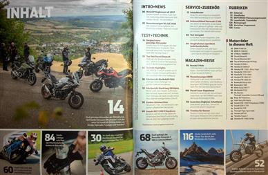 Motorrad Inhaltsverzeichnis