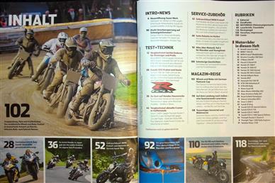 Motorrad Inhaltsverzeichnis