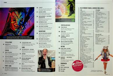 Cinema Inhaltsverzeichnis