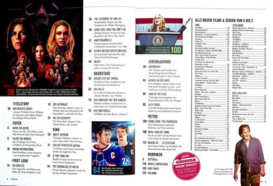 Cinema Inhaltsverzeichnis