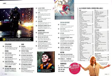 Cinema Inhaltsverzeichnis