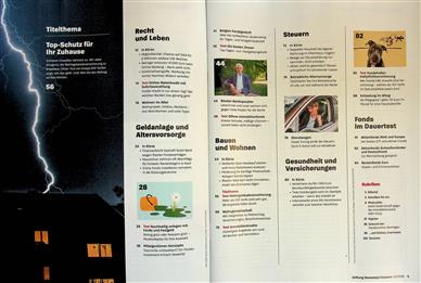 Stiftung Warentest Finanzen Inhaltsverzeichnis