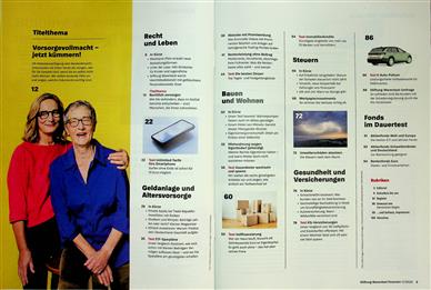 Stiftung Warentest Finanzen Inhaltsverzeichnis
