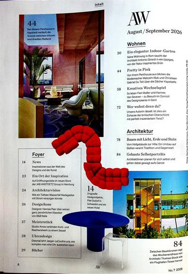 Architektur & Wohnen Inhaltsverzeichnis