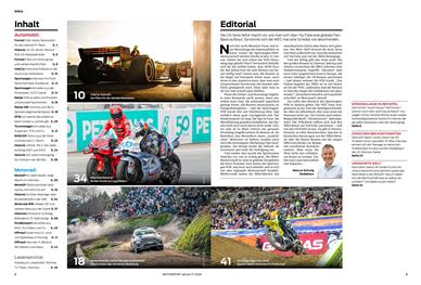 Motorsport Aktuell Inhaltsverzeichnis