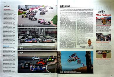 Motorsport Aktuell Inhaltsverzeichnis
