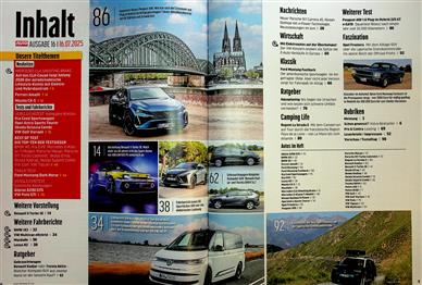 Auto Zeitung Inhaltsverzeichnis