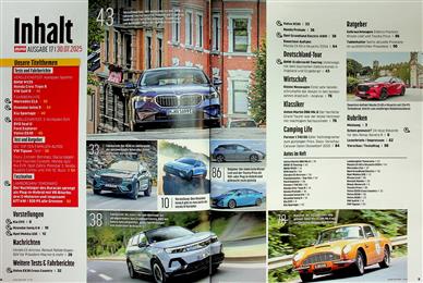 Auto Zeitung Inhaltsverzeichnis